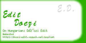 edit doczi business card